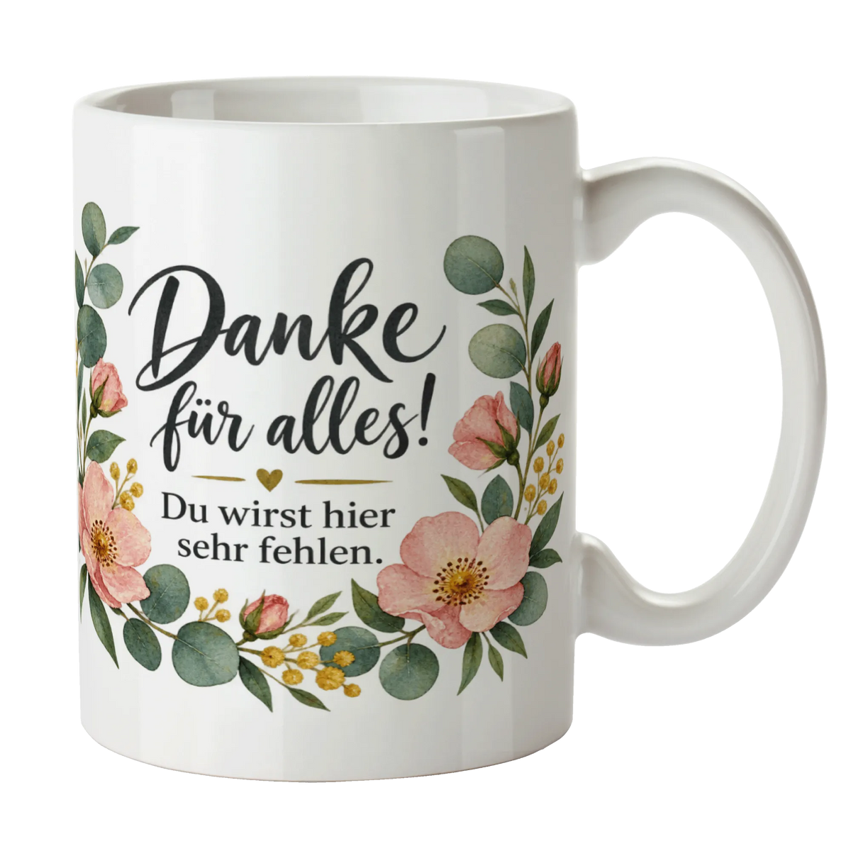 Herzliche Tasse zum Abschied für Kollegin mit Eukalyptus|p:2014495|h:6b6d07c5ce25c16e8b6d922407e09a6f