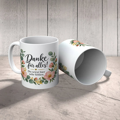 Herzliche Tasse zum Abschied für Kollegin mit Eukalyptus|p:2014495|h:858ede7b975dd37795b189d0b1357f0d