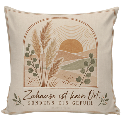 Gemütliches Boho Dekokissen fürs Zuhause mit Sonnenaufgang|p:2014498|h:b8c0beb41a02a3a9840c7a56a32e1663