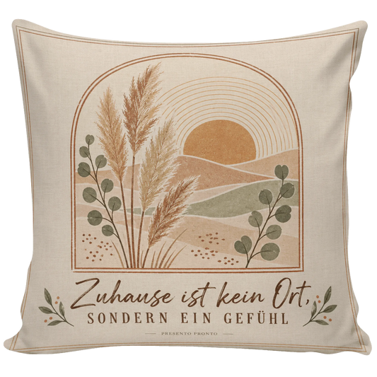 Gemütliches Boho Dekokissen fürs Zuhause mit Sonnenaufgang|p:2014498|h:b8c0beb41a02a3a9840c7a56a32e1663