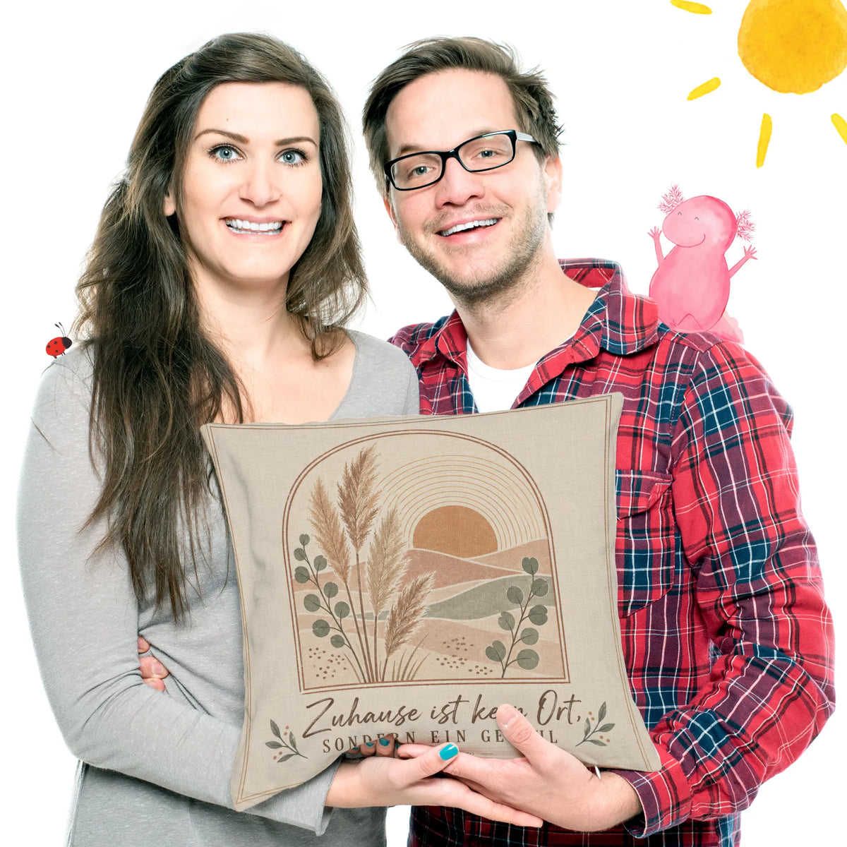 Gemütliches Boho Dekokissen fürs Zuhause mit Sonnenaufgang|p:2014498|h:de429bd53e87d0afd1a48e42ac5c35d5