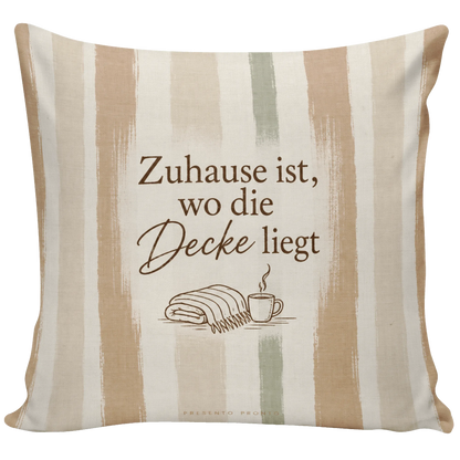 Gemütliches gestreiftes Dekokissen für Zuhause mit Kaffeetasse|p:2014514|h:67fe78226f7ffcb9e7532ef86567f4ee