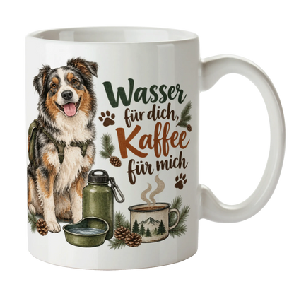 Lustiger Trinkbecher für Hunde unterwegs mit Australian Shepherd|p:2014526|h:69da65ec8bef68db472195c3025f99d5