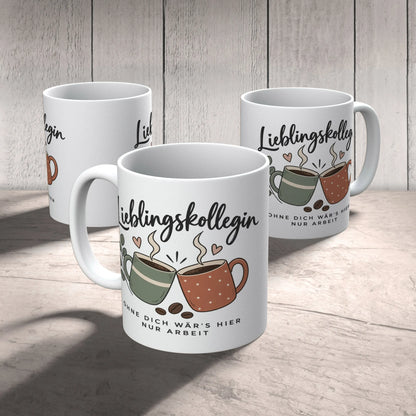Herzliche Tasse für die Lieblingskollegin mit anstoßenden Tassen|p:2014527|h:e32afb2ea8ee8bb0d1cd2d93c425a9d6