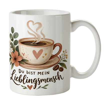 Liebevolle Kaffeetasse für den Lieblingsmenschen mit Herz-Dampf|p:2014532|h:5a2cf7c3ecbbe21e24663670d1160494