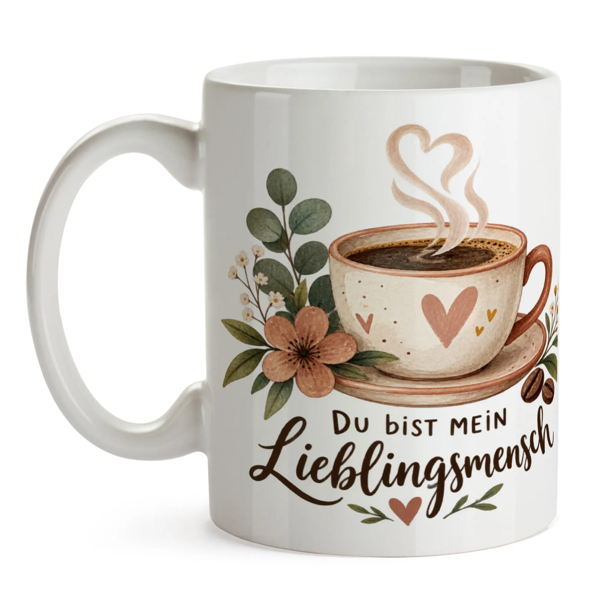 Liebevolle Kaffeetasse für den Lieblingsmenschen mit Herz-Dampf|p:2014532|h:82547d2bb8a103db237ad14006c7786c