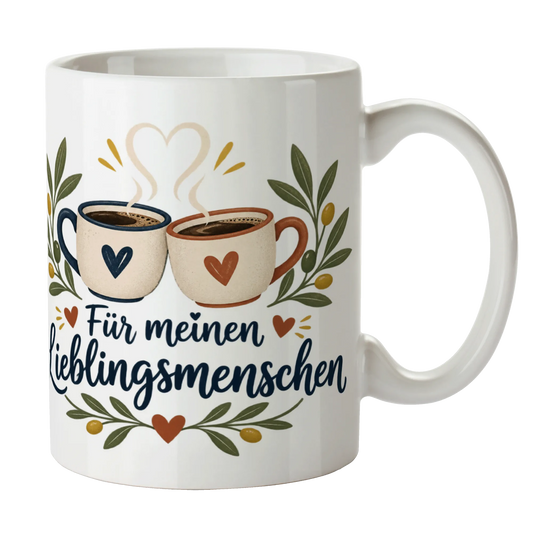 Liebevolle Kaffeetasse für den Lieblingsmenschen mit Herz-Dampf|p:2014537|h:5b5ed9c12304bf5d9400388184392f57