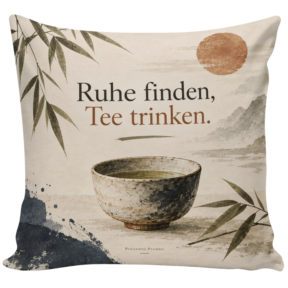 Gemütliches japanisches Kissen mit Teetasse für Teefans|p:2014538|h:0f058268405b168b9cfc7b68b4e16a4b