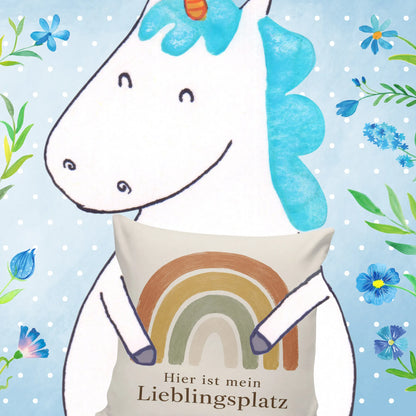 Gemütliches Dekokissen mit Regenbogen in Erdtönen fürs Sofa|p:2014540|h:33986b08859fb9782d86bada0548ebed
