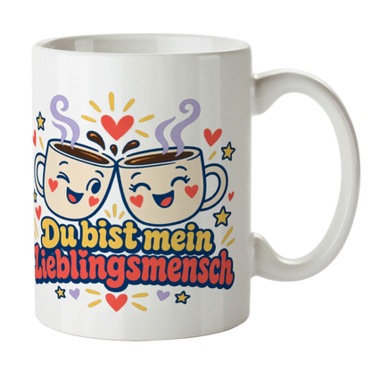 Liebevolle Kaffeetasse für den Lieblingsmenschen mit zwei Tassen|p:2014541|h:92ebc4b69b220469de6000b537679217