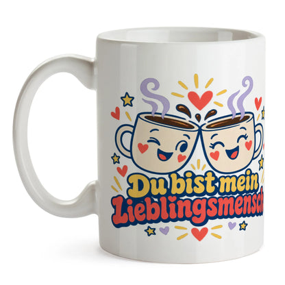 Liebevolle Kaffeetasse für den Lieblingsmenschen mit zwei Tassen|p:2014541|h:b6f632d921c582d0000304c61bad015a