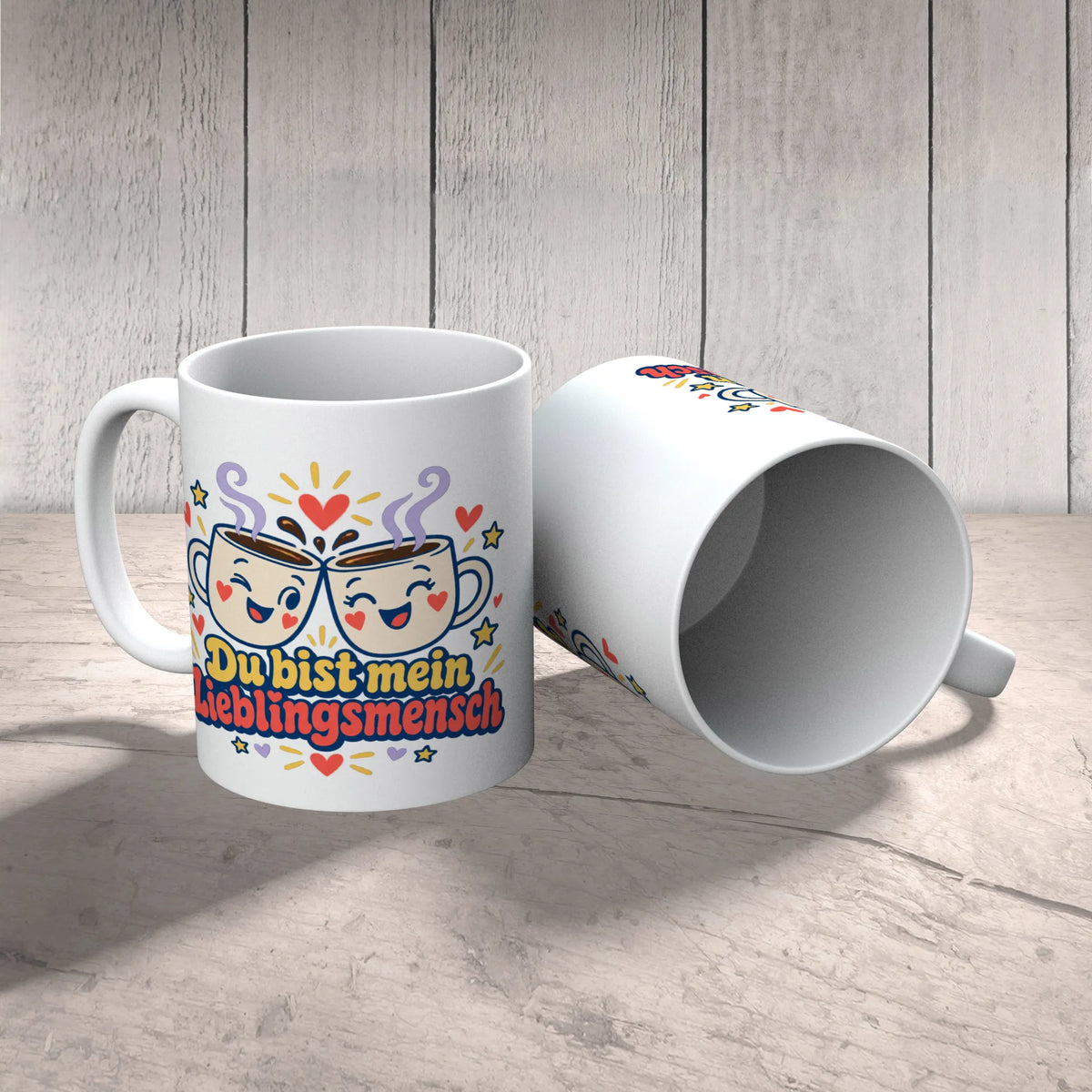 Liebevolle Kaffeetasse für den Lieblingsmenschen mit zwei Tassen|p:2014541|h:708ccc58eab85e3a7949de87a8a197a8