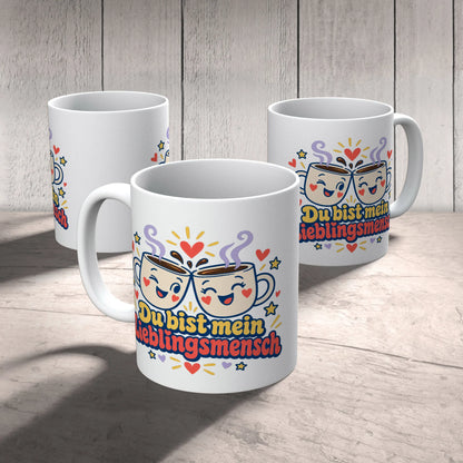 Liebevolle Kaffeetasse für den Lieblingsmenschen mit zwei Tassen|p:2014541|h:6b3879641590be346a7835bedddb2287