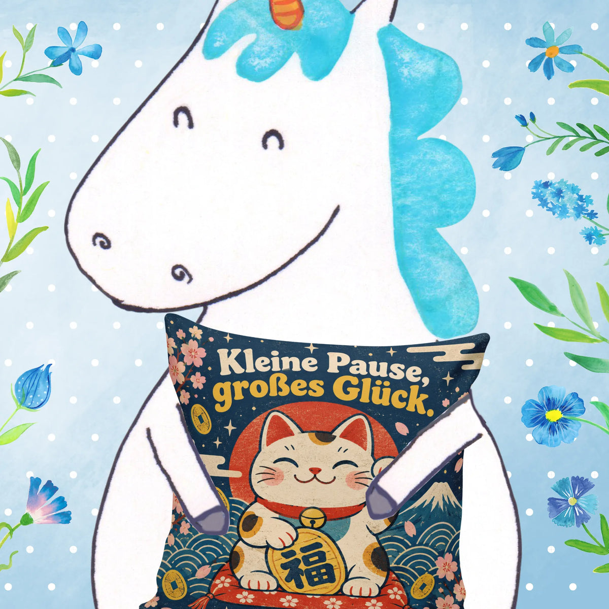 Gemütliches Kissen für Japanfans mit Maneki-neko-Katze|p:2014542|h:39325e8a0297f3819050928b2125a449