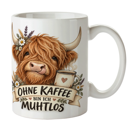 Lustige Kuh Tasse mit Highland-Cow für Kaffeefans|p:2014546|h:43ea7d7a6ea1ca43eedb28694e459926