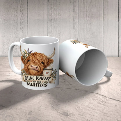 Lustige Kuh Tasse mit Highland-Cow für Kaffeefans|p:2014546|h:d2552c146ba4c5cb67a1337e1475d073