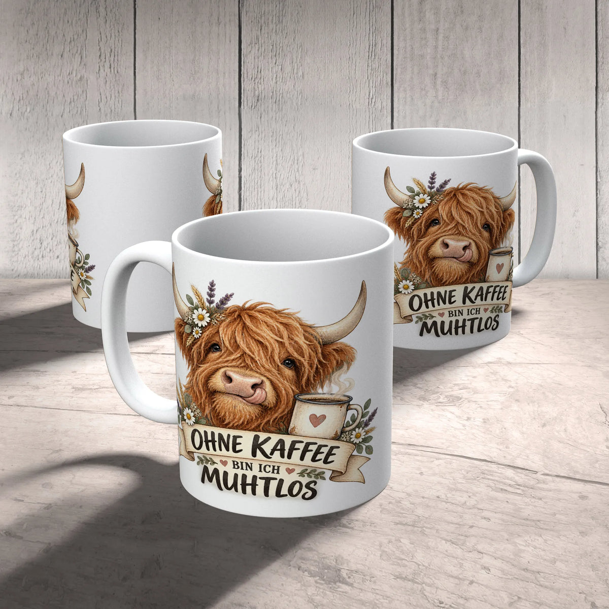 Lustige Kuh Tasse mit Highland-Cow für Kaffeefans|p:2014546|h:21a1ddab2b43efc9a8484d96b7727ad9