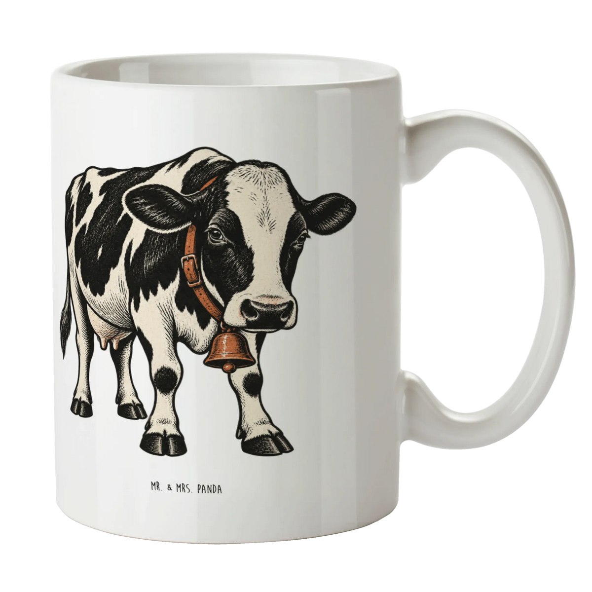Traditionelle Kuh-Tasse für Kuhliebhaber mit Halsband und Glocke|p:2014548|h:717fc0df5b89a8566a9aea87c81dc69e