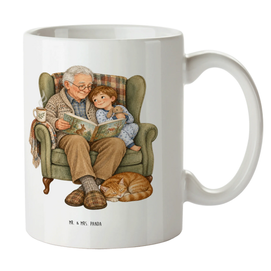 Liebevolle Kaffeetasse für Opa mit Großvater im Sessel|p:2014549|h:1dc0ce5fba35ee93ce2ddc621dd10025