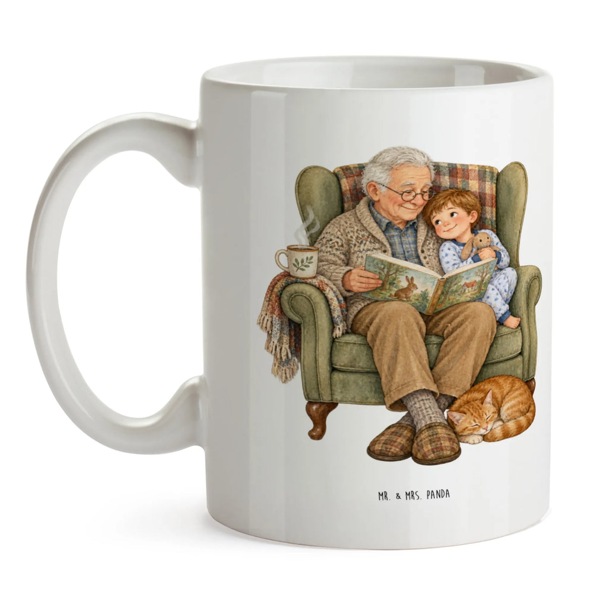 Liebevolle Kaffeetasse für Opa mit Großvater im Sessel|p:2014549|h:1ad3175f31ffe37c2aaaf54dfd2fe73f