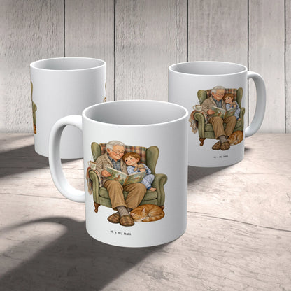 Liebevolle Kaffeetasse für Opa mit Großvater im Sessel|p:2014549|h:5bff4d1f129d9019203524717446e953