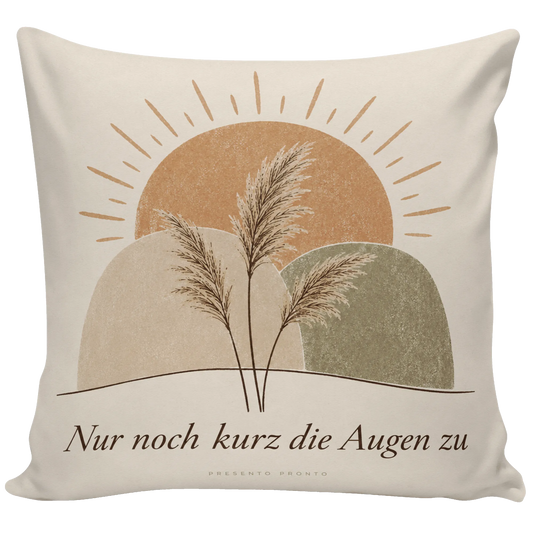 Gemütliches Ästhetisches Kissen zum Entspannen mit Sonne|p:2014551|h:6f978740d9a11d15bb29d959f27bfee5