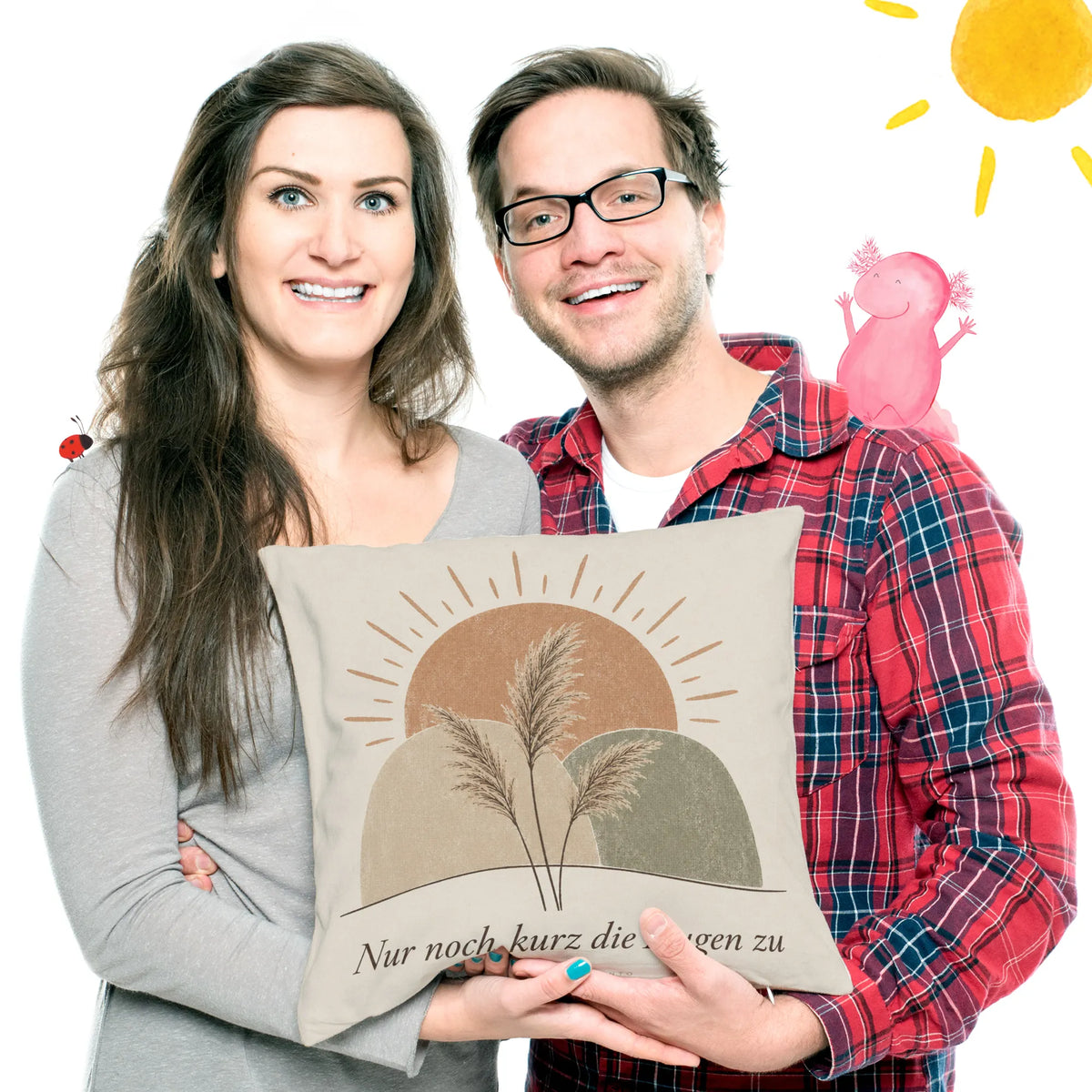 Gemütliches Ästhetisches Kissen zum Entspannen mit Sonne|p:2014551|h:a1ccc82a1d79e0368fec4d75b223d86f