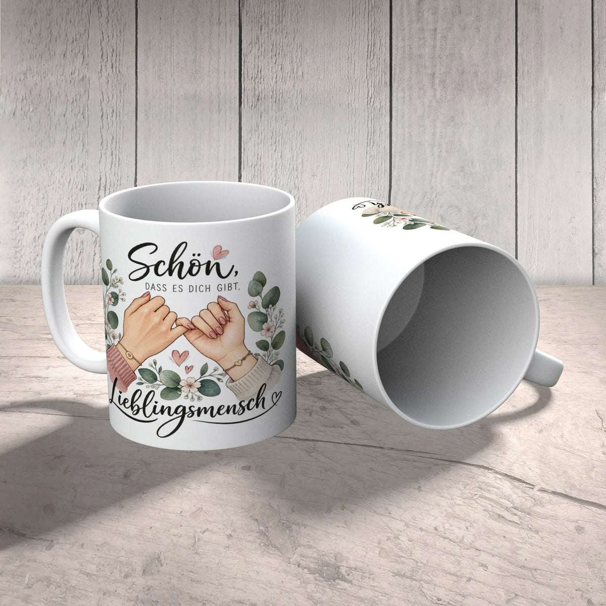 Herzliche Tasse für die Freundin mit Finger-Versprechen|p:2014555|h:cddbf1a957b915ef5463d75476e84224