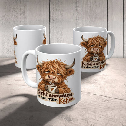 Lustige Kuh-Tasse für Morgenmuffel mit Kaffee|p:2014557|h:4a7b0f2d5f9d74053f886debf8c22c78