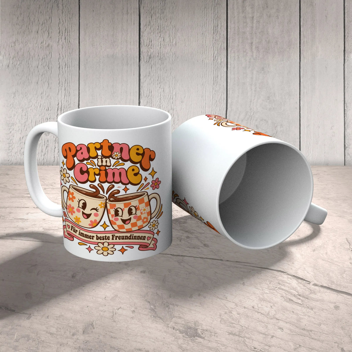 Lustige Tasse für die Freundin mit zwei Tassen|p:2014560|h:3ecae9803f64c39ee60c1bb0bf8a1e35