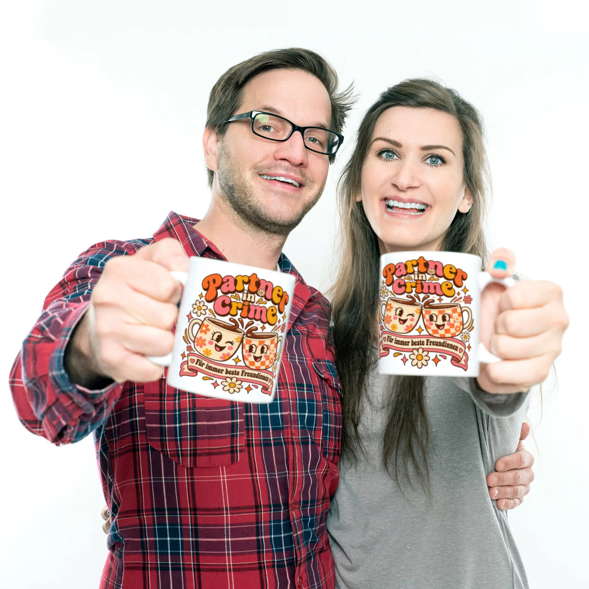 Lustige Tasse für die Freundin mit zwei Tassen|p:2014560|h:5789f7a60133f90b90ca9dd36b610269