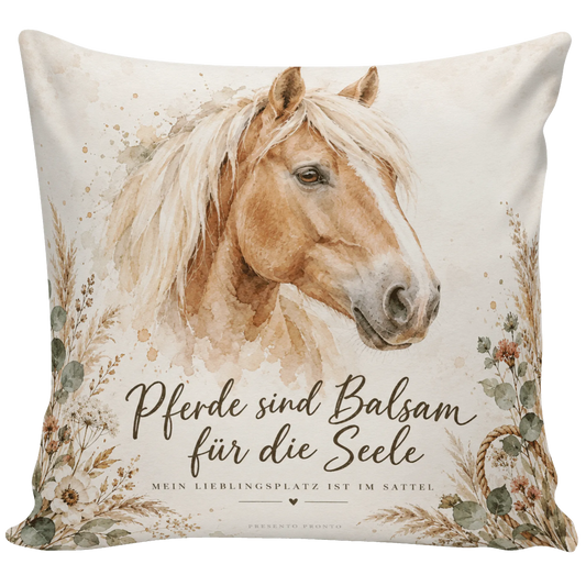 Herzliches Kissen mit Pferd für Pferdeliebhaber|p:2014562|h:20c59a92e5f159335cc1eada95894211