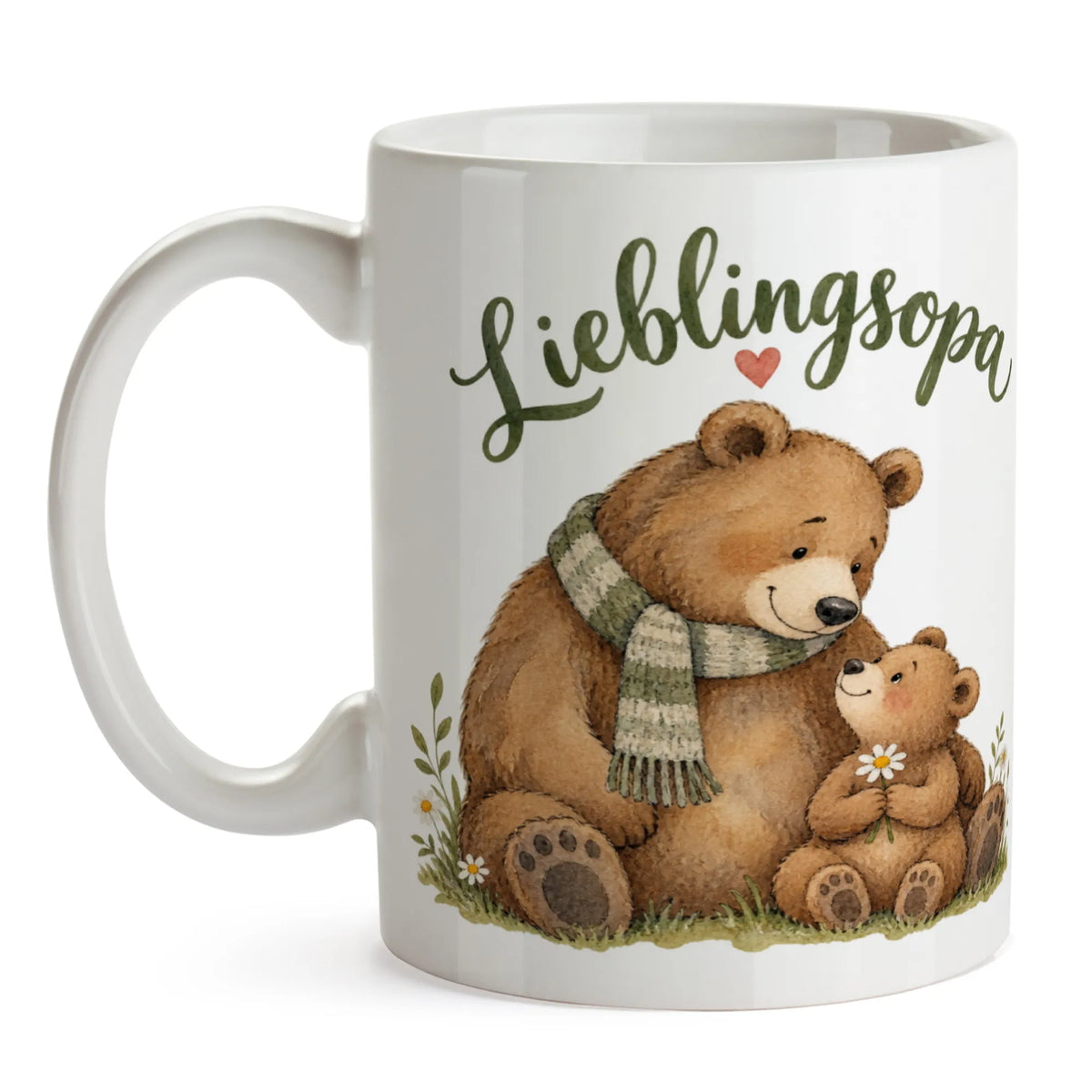 Liebevolle Kaffeetasse für Opa mit Bär und Bärenkind|p:2014567|h:b2795001c48e19ba6781d6b6b9346606