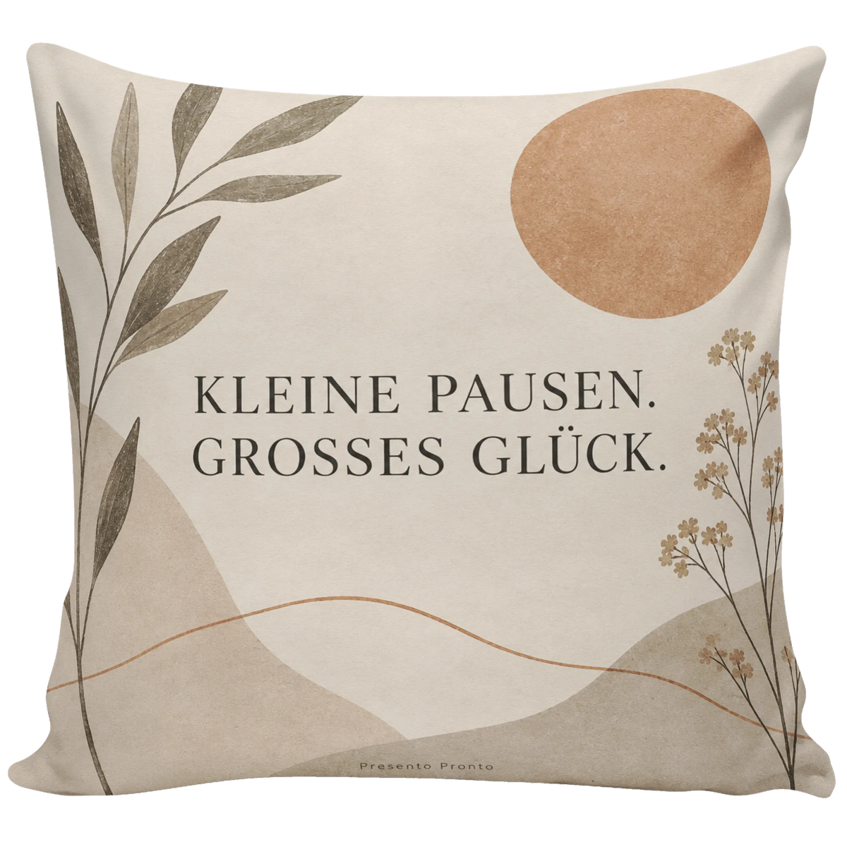 Gemütliches Ästhetisches Kissen für kleine Pausen mit Sonne|p:2014570|h:00a0fe0616dbbc5046581e190a77a436