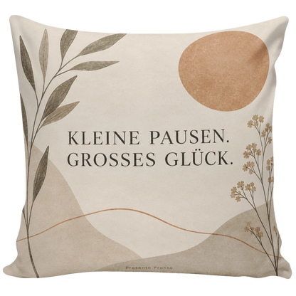 Gemütliches Ästhetisches Kissen für kleine Pausen mit Sonne|p:2014570|h:00a0fe0616dbbc5046581e190a77a436