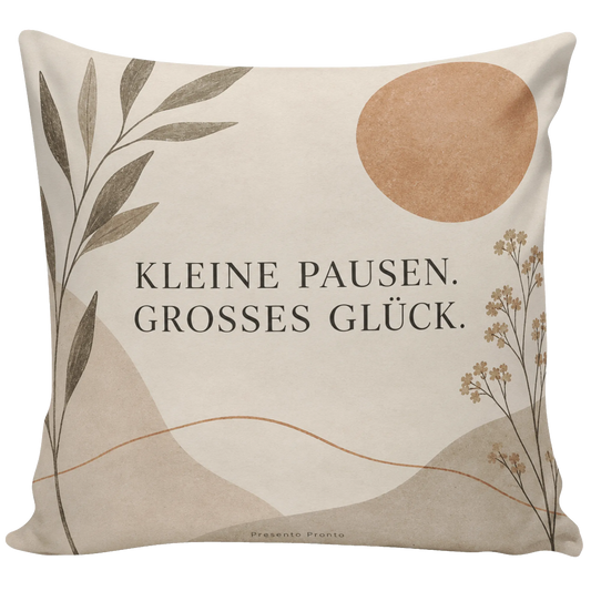Gemütliches Ästhetisches Kissen für kleine Pausen mit Sonne|p:2014570|h:00a0fe0616dbbc5046581e190a77a436