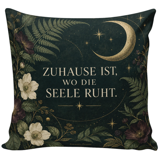 Elegantes Ästhetisches Kissen für Zuhause mit Mondsichel|p:2014574|h:ec35ac760c5fe465189161b0e19733cc
