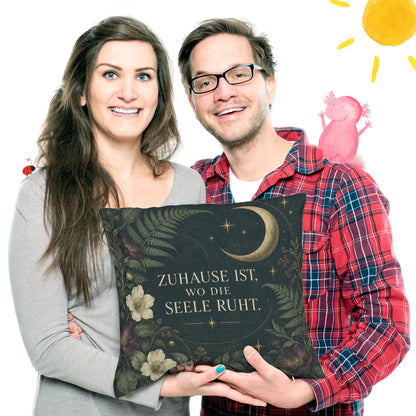 Elegantes Ästhetisches Kissen für Zuhause mit Mondsichel|p:2014574|h:d99c5d10937f789b184d55a1f86545c2