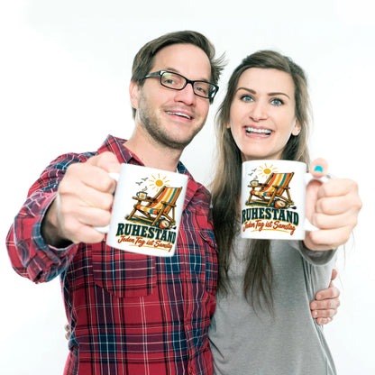 Lustige Tasse zum Ruhestand mit Liegestuhl|p:2014579|h:26e3838d4effd32d15170d9f427d9afb