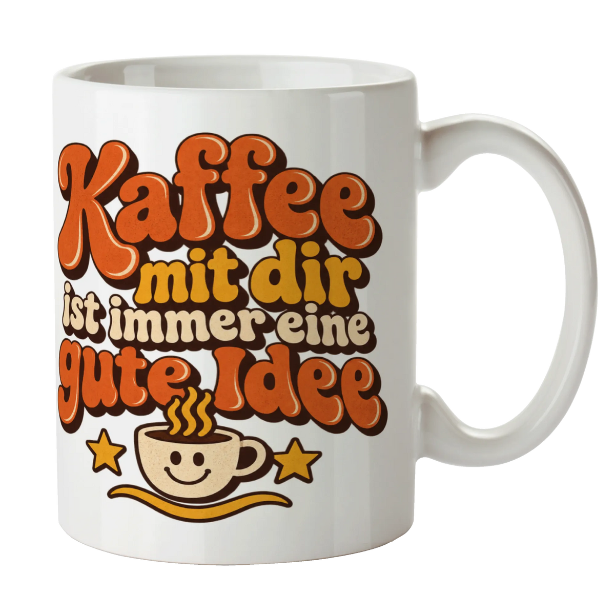 Herzliche Kaffeetasse für die beste Freundin mit Smiley und Sternen|p:2014581|h:2d7c9e1afefaca56fb7db77658185b80