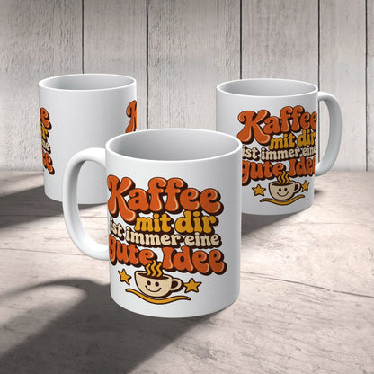Herzliche Kaffeetasse für die beste Freundin mit Smiley und Sternen|p:2014581|h:89c8500c567c02c1d46563f9f9b0366d