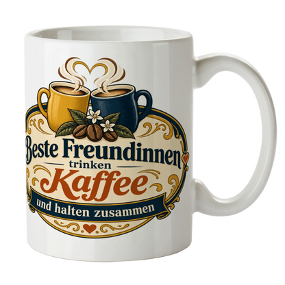 Herzliche Kaffeetasse für die beste Freundin mit Kaffeebohnen|p:2014585|h:f7591676747bee470f7511312751b127