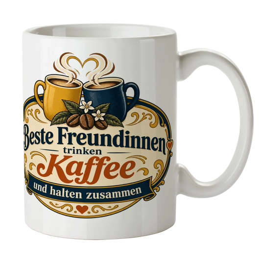 Herzliche Kaffeetasse für die beste Freundin mit Kaffeebohnen|p:2014585|h:f7591676747bee470f7511312751b127