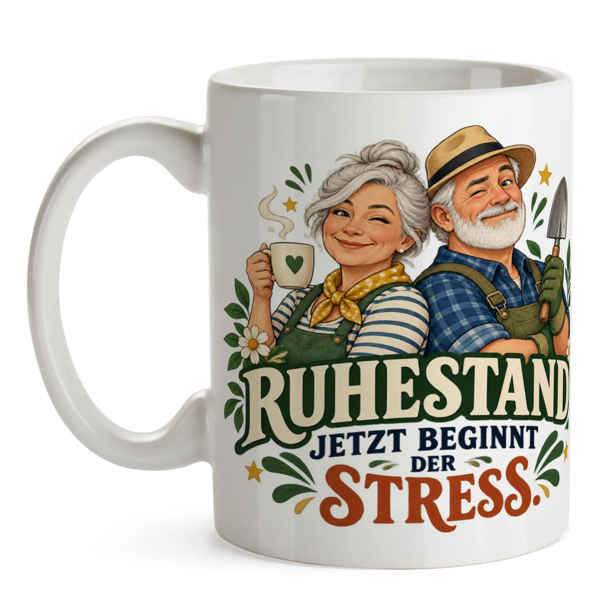 Lustige Tasse für Rentner mit älterem Paar|p:2014587|h:8e45ccd526308d88aa0568b3500311d9