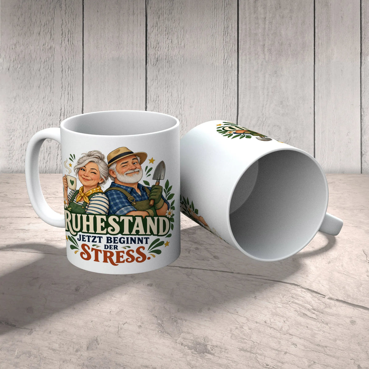 Lustige Tasse für Rentner mit älterem Paar|p:2014587|h:e16482249dcf65095781e9f20c6c0369