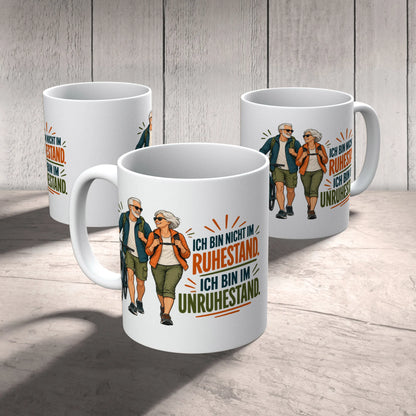 Lustige Tasse für Rentner mit aktivem Paar|p:2014588|h:89d0ede887a6aa253e2df801f514e2fc
