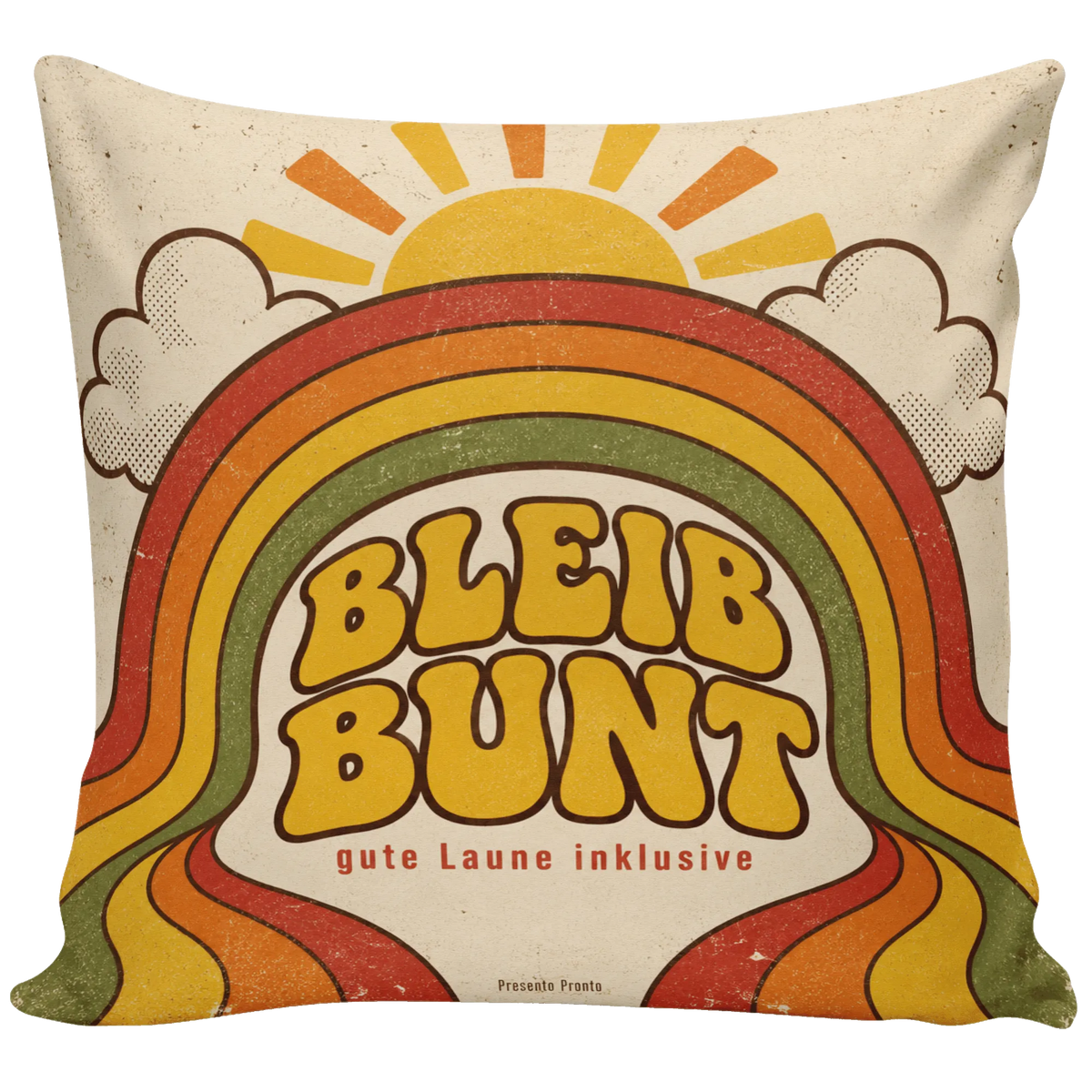 Fröhliches Dekokissen mit Retro-Regenbogen für Kinder|p:2014590|h:ca6bfec5530b8510239a791569f87735