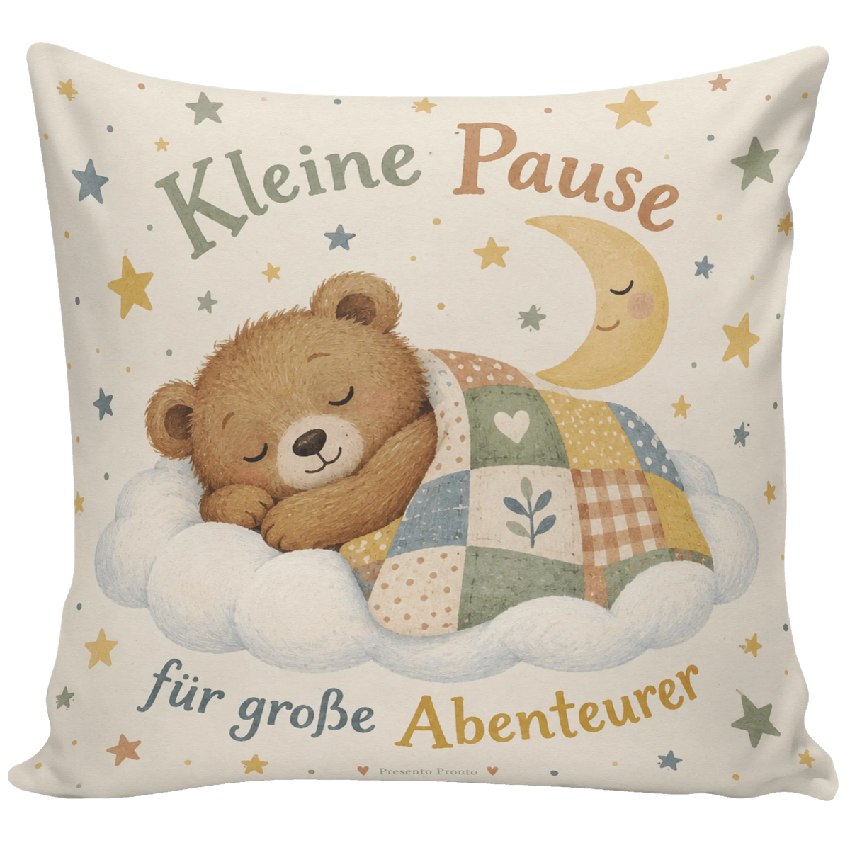 Süßes Kissen für Kinder ab 3 Jahren mit schlafendem Bär|p:2014591|h:48bebcc9229ddd1c3cac5daab7d826fc