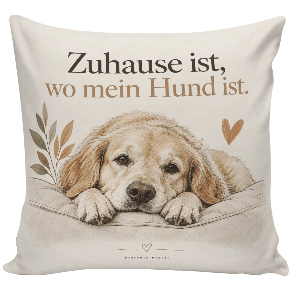 Gemütliches Sofakissen für Hundeliebhaber mit freundlichem Hund|p:2014596|h:6bbce9992abeb0af44ecdd46df412537