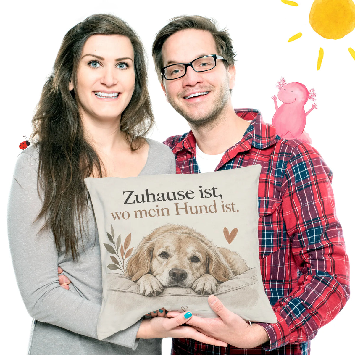 Gemütliches Sofakissen für Hundeliebhaber mit freundlichem Hund|p:2014596|h:ca3e400d535873f4fd3e4490e52d7ea9